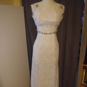 Sequin Hearts floor length dress